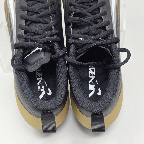 Nike Vapor Speed 3 Black Gold Football Cleats FB3303-003 Mens Size 8 New main image 6